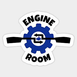 Engine Room, Rowing Sticker